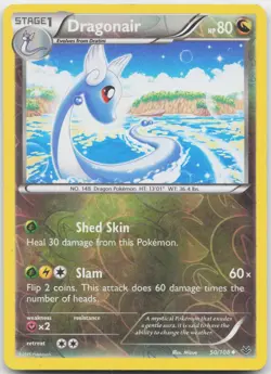 Dragonair 50/108 Uncommon Roaring Skies Pokemon Reverse Holo Lightly Played - Image 1
