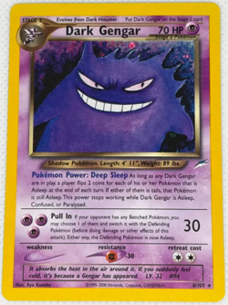 Dark Gengar 6/105 Neo Destiny Holo Pokemon Card WOTC PERFECT CONDITION GRADE IT! - Image 1