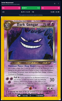 Dark Gengar 6/105 Neo Destiny Holo Pokemon Card WOTC PERFECT CONDITION GRADE IT! - Image 2