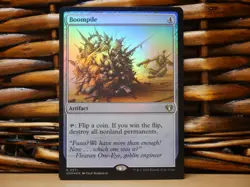 MTG Boompile 0371 FOIL RARE | NM Near Mint | CMM | 2023 - Image 1