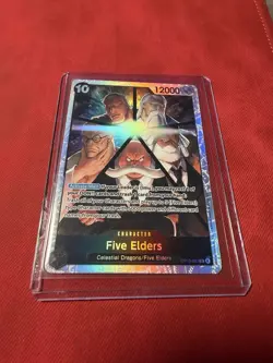 Bandai One Piece CCG OP13-082 Five Elders SR - Image 1
