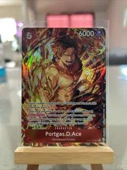 One Piece CCG Portgas D. Ace ST15-005 - Illustration Box Vol 5 Promo - NM - Image 1