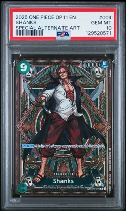PSA 10 SHANKS ST16-004 SP OP11 A FIST OF DIVINE SPEED ENGLISH ONE PIECE - Image 1