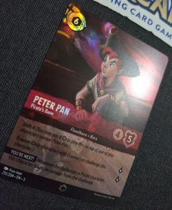 Disney Lorcana Into the Inklands Enchanted Peter Pan Pirate's Bane EN NM Rare - Image 3
