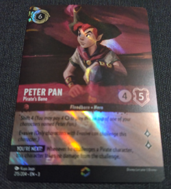 Disney Lorcana Into the Inklands Enchanted Peter Pan Pirate's Bane EN NM Rare - Image 4