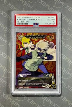 Naruto PSA 10 Kakashi & 4Th Hokage #N1060 1st Ed Tales Of The Gallant Sage - Image 2