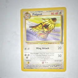 Pidgeot 24/64 Unlimited Rare Jungle Pokemon Card WOTC - Image 1