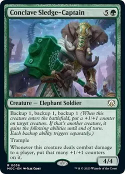 Conclave Sledge-Captain - Near Mint MTG Commander: March of the Machine - Image 1