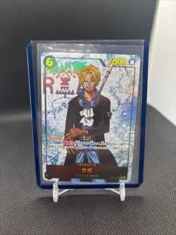 Sabo SEC Parallel OP13-120 Japanese ONE PIECE Card Carrying on His Will NM - Image 1
