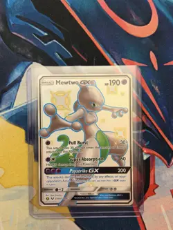 Mewtwo GX SV59/SV94 Hidden Fates Shiny Vault Full Art Shiny Holo Rare Card - Image 1