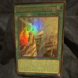 Konami Yu-Gi-Oh! TCG Mausoleum of White Spell Card TCG Holo Finish - Image 1