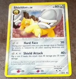 2007 RARE POKEMON PROMO HOLO FOIL CARD SHIELDON DIAMOND & PEARL #DP08 HP 80 - Image 1