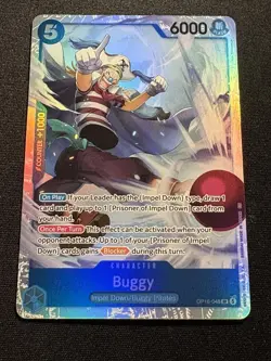 One Piece Card Game The Time of Battle - BUGGY SR #OP16-048 ENGLISH CCG - Image 1