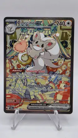 Pokemon Cinccino Ex SIR Card NM - Image 1