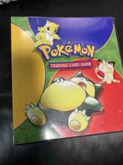 1999 Pokemon Vintage 3-RING BINDER Trading Card Album - Image 1