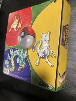 1999 Pokemon Vintage 3-RING BINDER Trading Card Album - Image 4