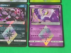 Rare Pokemon Lot of 4 Prism Star Cards Darkrai, Lunala, Shaymin, Solgaleo NM-M - Image 5