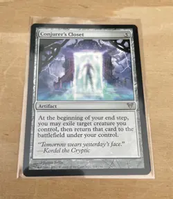 MTG Conjurer's Closet Artifact Jason Felix 2012 214/244 Magic Card - Image 1