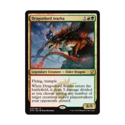 WOTC MtG Dragons of Tarkir Dragonlord Atarka (MR) NM - Image 1
