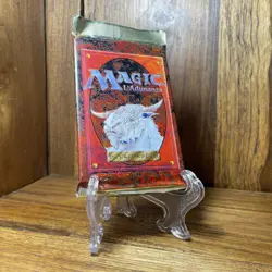 🤠 4th Edition Hurloon Minotaur Art Vintage Booster Pack MTG Italian - Sealed IT - Image 1