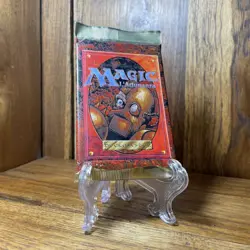 🤖 4th Edition Vintage Booster Pack - Brass Man Art - MTG - Italian - Sealed IT - Image 1