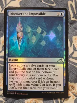 Discover the Impossible FOIL - Kamigawa, Neon Destiny MTG Magic - Image 1