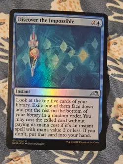 Discover the Impossible FOIL - Kamigawa, Neon Destiny MTG Magic - Image 3