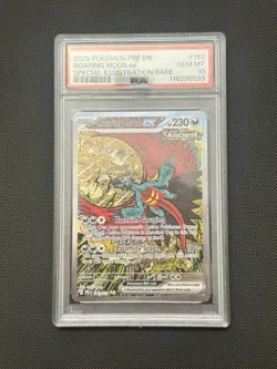 2025 POKEMON PRE EN-PRISMATIC EVOLUTIONS SIR ROARING MOON EX 162 PSA 10 GEM MT - Image 1