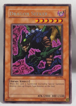 YuGiOh TCG Dragon Seeker Tournament Pack 4 TP4-006 Rare LP - Image 1