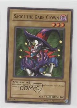 Saggi the Dark Clown Unlimited YuGiOh Metal Raiders #MRD-066 2002 - Image 1