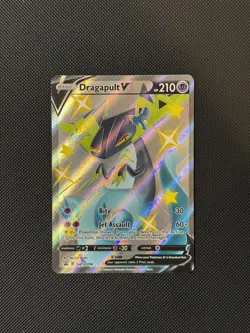 Dragapult V SWSH096 BLACK STAR PROMO SHINY HOLO RARE Pokemon TCG Single - Image 1