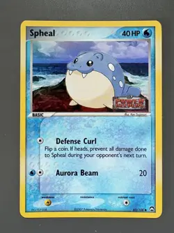Pokemon TCG Spheal 65/108 Reverse Holo Stamped EX Power Keepers - Image 1