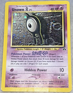 Pokemon - 2004 Neo Discovery- Unown [A] Holo Rare 14/75 - Image 1