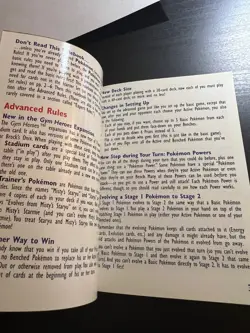 1999 Pokemon TCG Advanced Rulebook Version 3 - Image 4