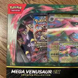 Pokemon Mega Evolution Mega Venusaur Ex Premium Collection Box 8 Booster Packs - Image 2