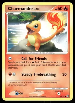 Charmander 59/99 Common Arceus Pokemon Lightly Played - Image 1