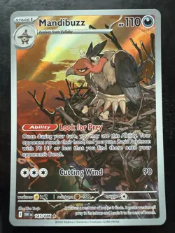 Pokemon Mandibuzz 145/086 Sv: White Flare Holo (NM) - Image 1