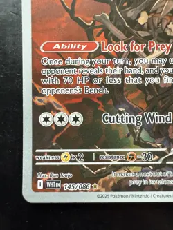 Pokemon Mandibuzz 145/086 Sv: White Flare Holo (NM) - Image 4