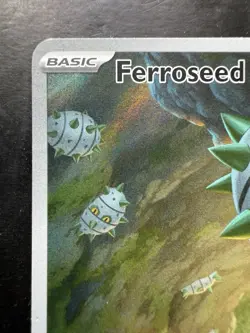 Pokemon Ferroseed Holo Illustration Rare SV: White Flare 148/086 (NM) - Image 2