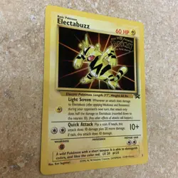 Electabuzz NM Pokemon TCG 1999 Stamped WB Kids First Movie Promo # 2 - Image 3