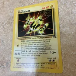 Electabuzz NM Pokemon TCG 1999 Stamped WB Kids First Movie Promo # 2 - Image 4
