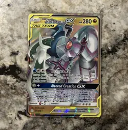 Pokemon TCG Arceus & Dialga & Palkia GX 156/236 Full Art Holo TAG TEAM UR 280HP - Image 1