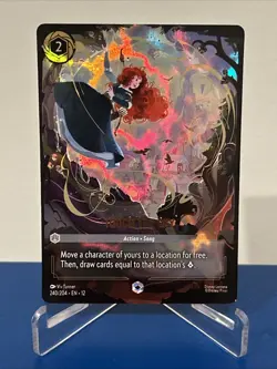 Disney Lorcana - Wilds Unknown - Touch The Sky Enchanted 240/204 Merida Brave - Image 1