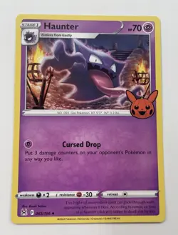 Pokemon Trick Or Trade Regular 2023 065/196 Haunter Halloween Promo Stamped Card - Image 1