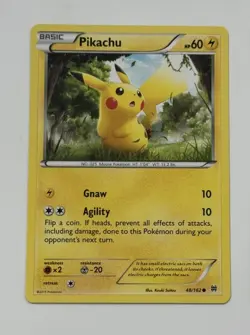Pokemon TCG Pikachu Breakthrough 48/162 Regular NM Card SEE PICS - Image 1