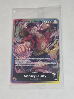 Monkey.D.Luffy (Release Event Leader) - English NM Promo Non Foil Sealed 3 card - Image 1