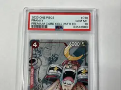 FRANKY PSA 10 2023 ONE PIECE PREMIUM CARD COLL 25TH ANNIVERSARY #ST01-010 8632 - Image 5
