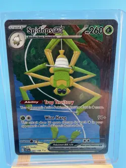 Pokemon TCG Spidops EX Scarlet & Violet Base Set Holo Card 243/198 - Image 1