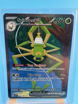 Pokemon TCG Spidops EX Scarlet & Violet Base Set Holo Card 243/198 - Image 3