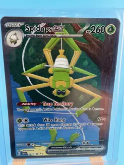 Pokemon TCG Spidops EX Scarlet & Violet Base Set Holo Card 243/198 - Image 4